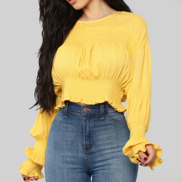 Fashion Nova Tops - 💛Yellow Top💛